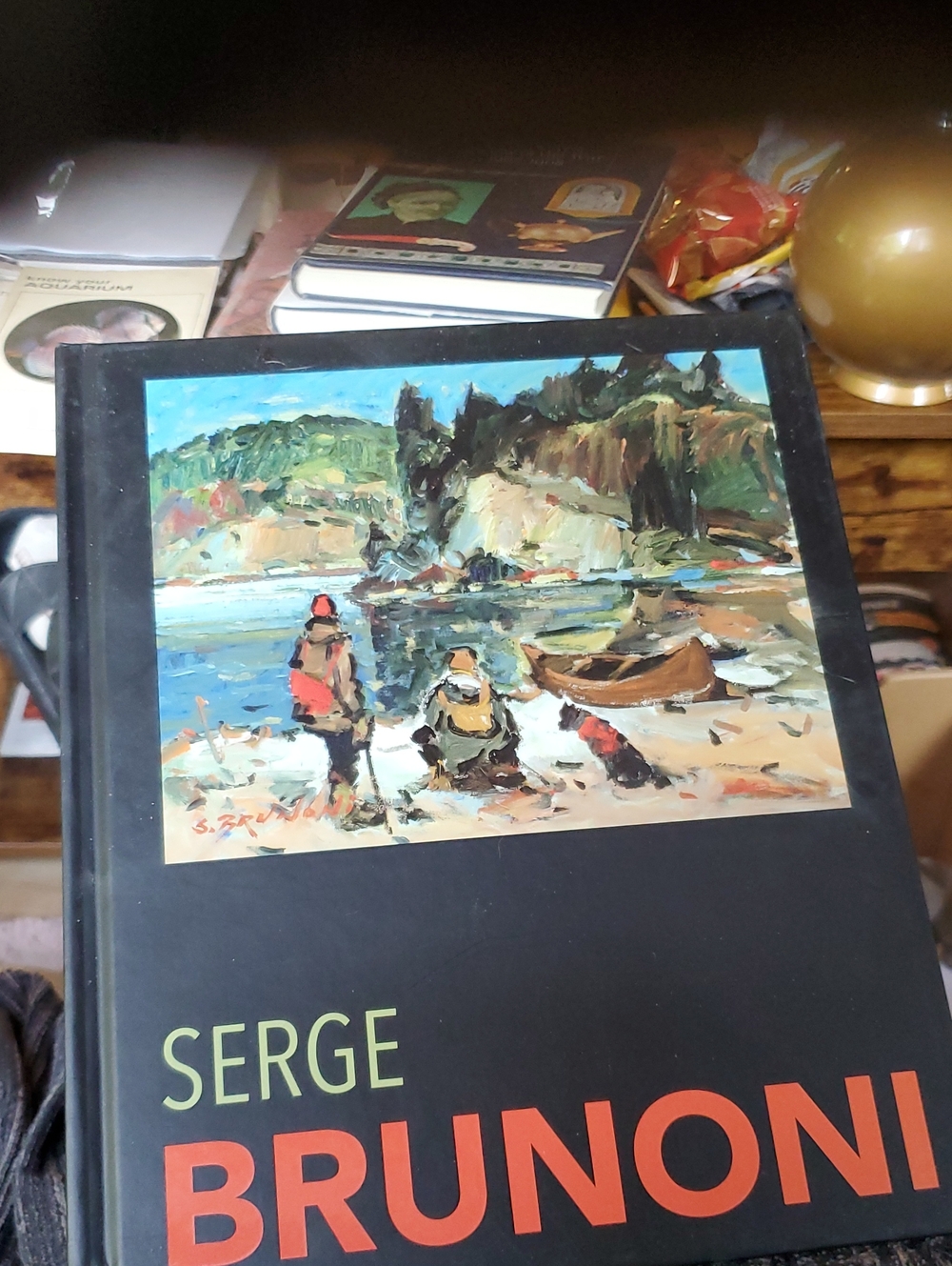 Art Book - Black Cover with Multicolor Illustration